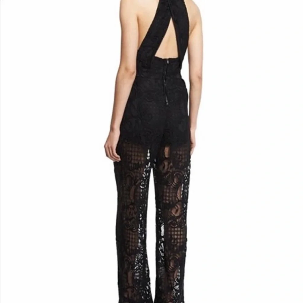Kendall & Kylie halter-neck lace jumpsuit with cutouts XS - Picture 4 of 11